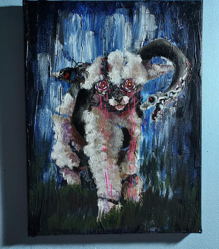 "Poisoned Soul" 12"x16", Acrylic on Canvas