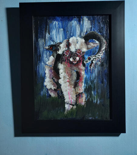 "Poisoned Soul" 12"x16", Acrylic on Canvas