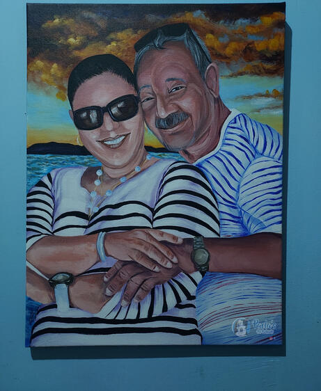 "Wanda &amp; Argelio", 18"x24", Acrylic on Canvas
