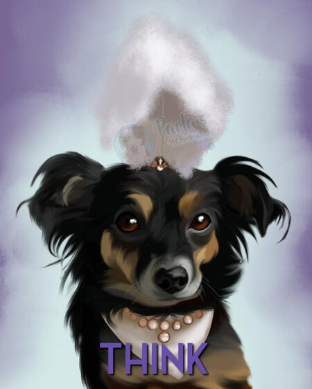 "Think" as a princess