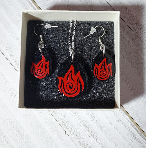 Epoxy Resin Earrings
